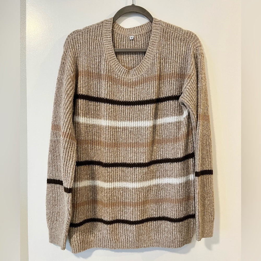 Striped Oversized Sweater